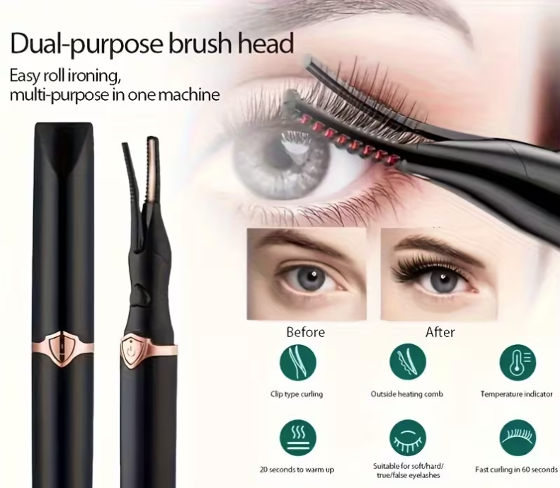GlowUp Hub™ Heated Lash Curler | Instant Lift