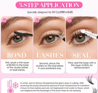 GlowUp Hub™ Luxe Lash Bond & Seal | Long-Lasting Adhesive (1pcs)