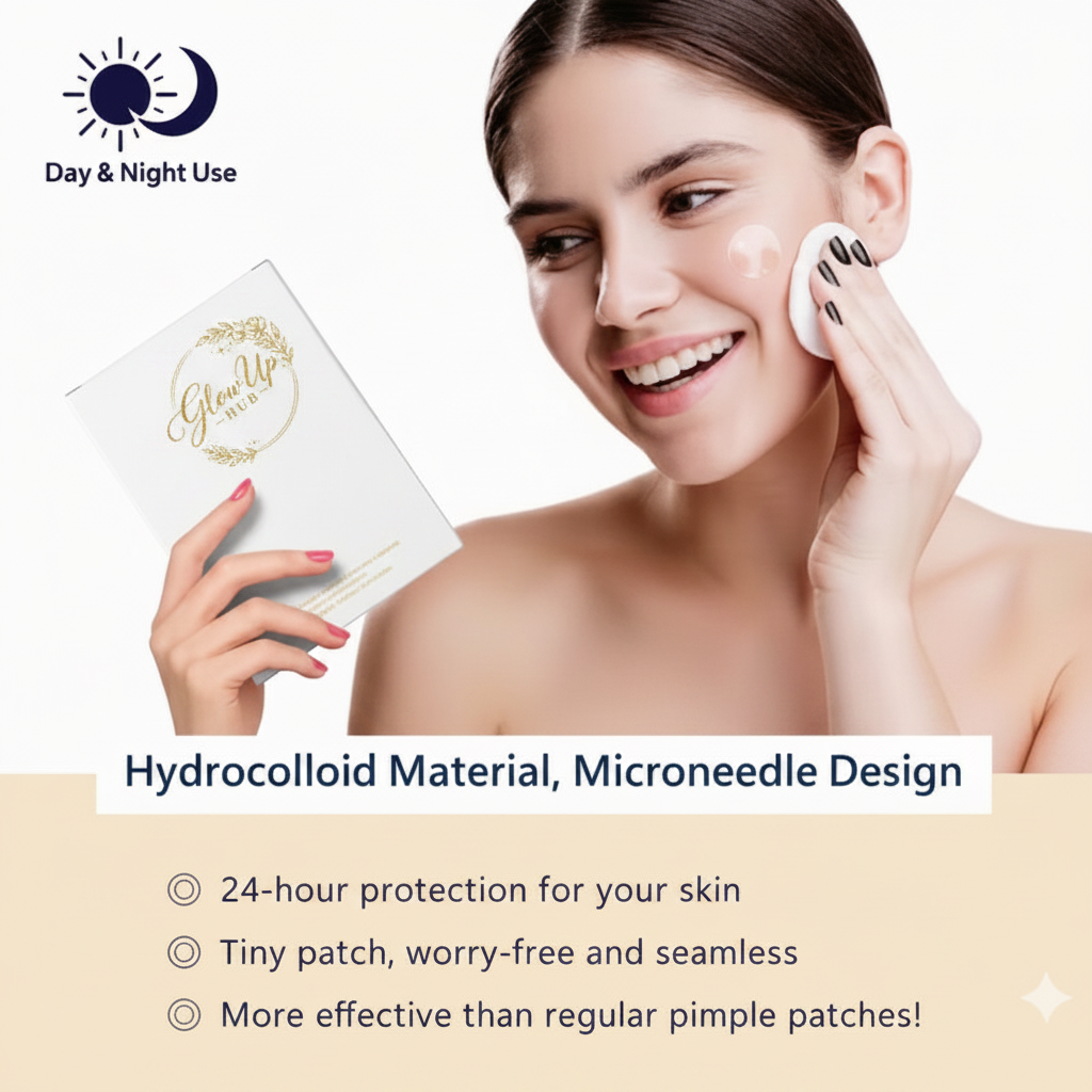 GlowUp Hub™ Pimple Patch Lifestyle